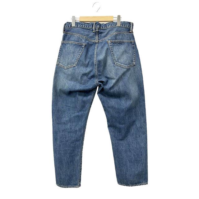 A.PRESSE アプレッセ 22AW Washed Denim Wide Pants ウォッシュド デニム ワイド パンツ 22AAP-04-05H 32 インディゴ ブルー 260419 メンズの画像