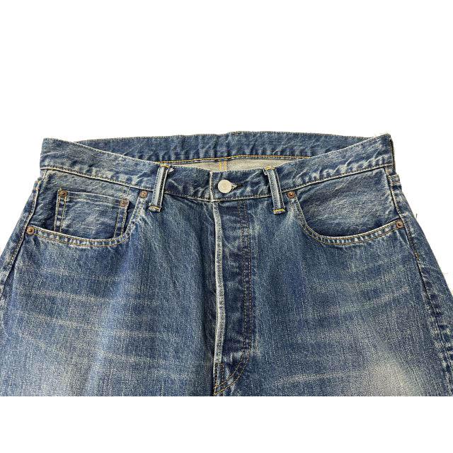 A.PRESSE アプレッセ 22AW Washed Denim Wide Pants ウォッシュド デニム ワイド パンツ 22AAP-04-05H 32 インディゴ ブルー 260419 メンズの画像
