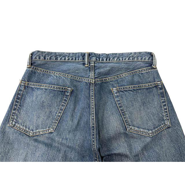 A.PRESSE アプレッセ 22AW Washed Denim Wide Pants ウォッシュド デニム ワイド パンツ 22AAP-04-05H 32 インディゴ ブルー 260419 メンズの画像