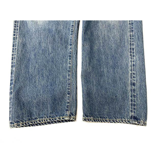A.PRESSE アプレッセ 22AW Washed Denim Wide Pants ウォッシュド デニム ワイド パンツ 22AAP-04-05H 32 インディゴ ブルー 260419 メンズの画像