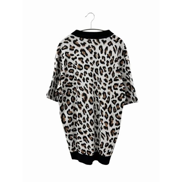 WACKOMARIA レオパード ニットポロ　Lサイズ 中古・古着通販】WACKO MARIA (ワコマリア) LEOPARD JACQUARD KNIT