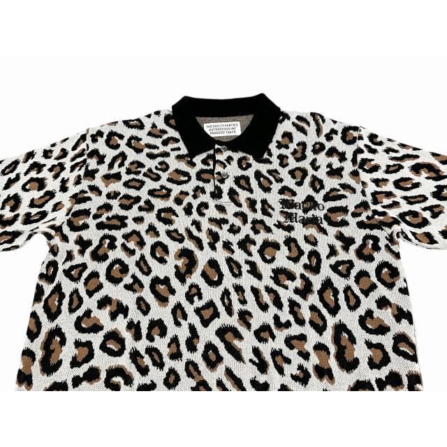 WACKO MARIA（ワコマリア） WACKO MARIA LEOPARD KNIT S/S POLO 刺繍