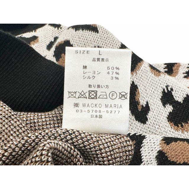 WACKO MARIA（ワコマリア） WACKO MARIA LEOPARD KNIT S/S POLO 刺繍