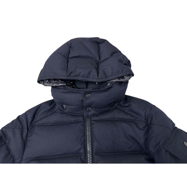 モンクレール MONCLER MONTGENEVRE モンジュネーブル ウール フーディー ダウン ジャケット 220914033805 0 紺ネイビー ■260806 メンズ | MONCLER | 02