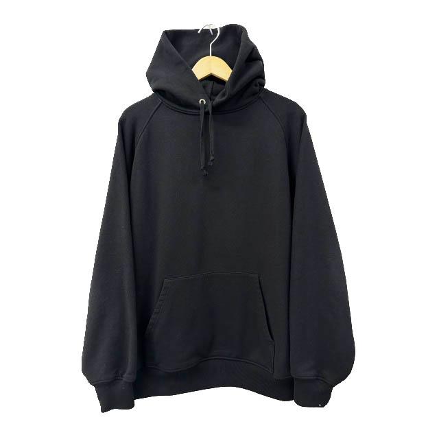 COMOLI コモリ 25AW C03-05017 コットン裏毛 パーカー ブラック系 M【中古】 コモリ COMOLI 25AW コットン裏毛パーカ プルオーバー フーディ C03