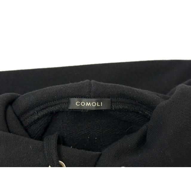 コモリ COMOLI 25AW コットン裏毛パーカ プルオーバー フーディ C03