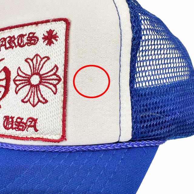 クロムハーツ　CHROME HEARTS CHROME HEARTS（クロムハーツ） 初期 CH CRS TRUCKER CAP ロゴ刺繍