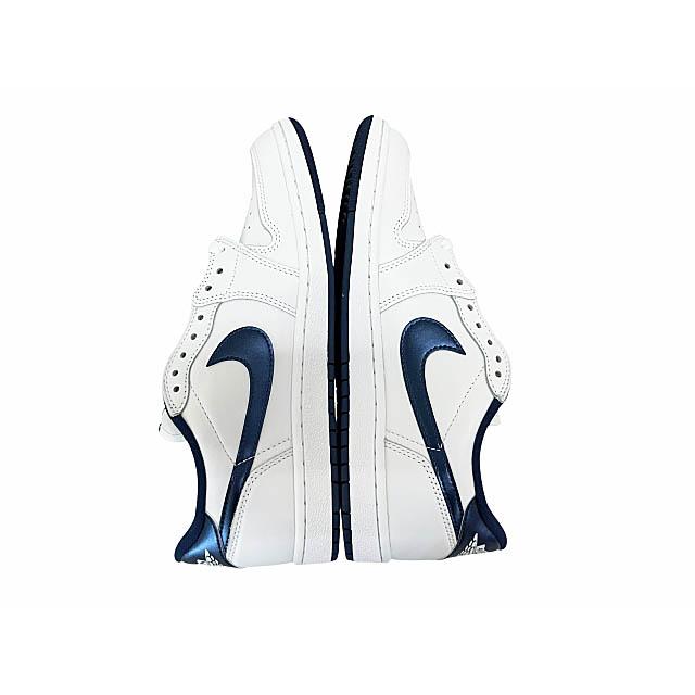 NIKE（ナイキ） NIKE AIR JORDAN 1 LOW 85 Metallic Blue エア