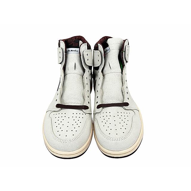 ナイキ NIKE × A Ma Maniere ア マ マニエール AIR JORDAN 1 RETRO HIGH エア ジョーダン 1 ハイ セイル アンド バーガンディ DO7097-100の画像