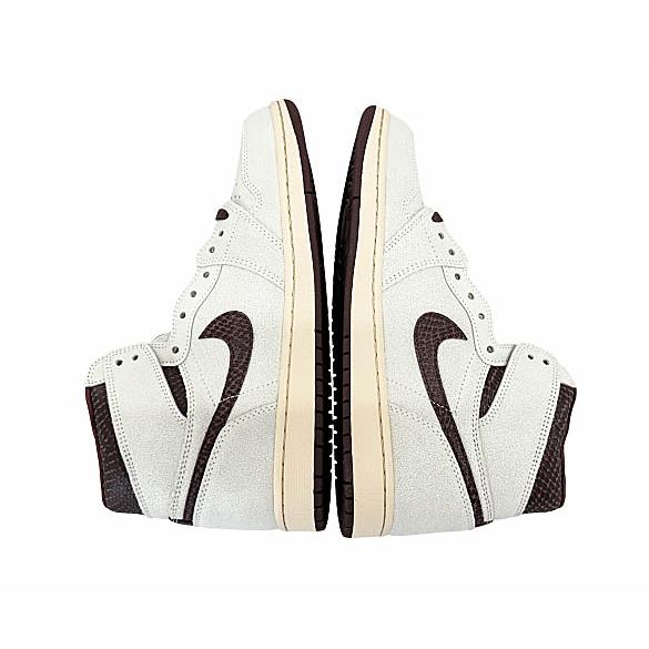 ナイキ NIKE × A Ma Maniere ア マ マニエール AIR JORDAN 1 RETRO HIGH エア ジョーダン 1 ハイ セイル アンド バーガンディ DO7097-100の画像
