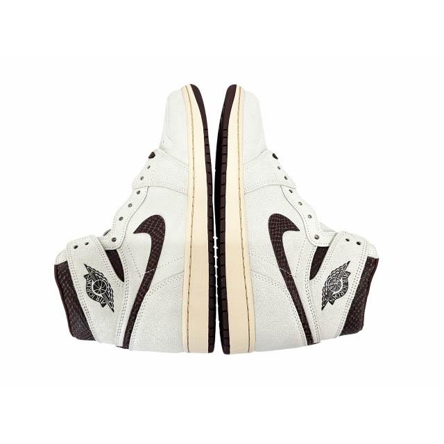 ナイキ NIKE × A Ma Maniere ア マ マニエール AIR JORDAN 1 RETRO HIGH エア ジョーダン 1 ハイ セイル アンド バーガンディ DO7097-100の画像