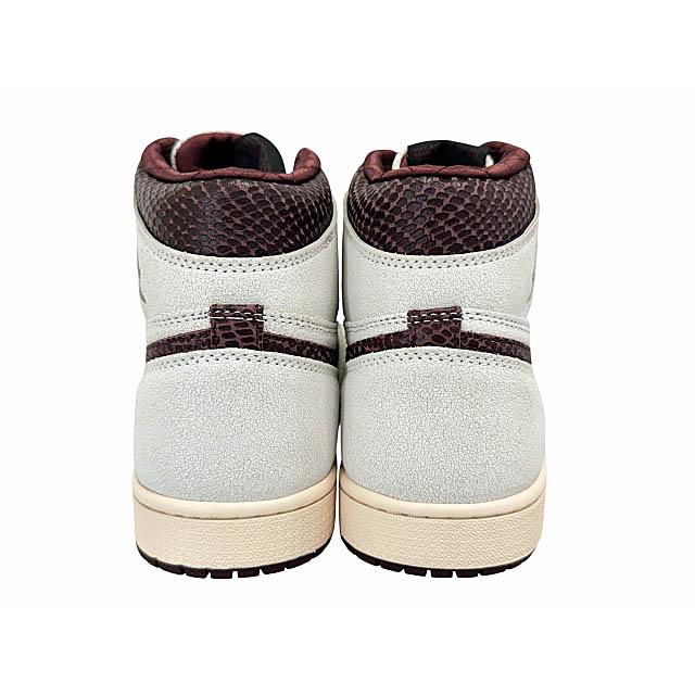 ナイキ NIKE × A Ma Maniere ア マ マニエール AIR JORDAN 1 RETRO HIGH エア ジョーダン 1 ハイ セイル アンド バーガンディ DO7097-100の画像