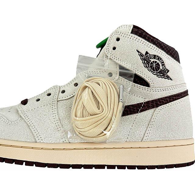 ナイキ NIKE × A Ma Maniere ア マ マニエール AIR JORDAN 1 RETRO HIGH エア ジョーダン 1 ハイ セイル アンド バーガンディ DO7097-100の画像