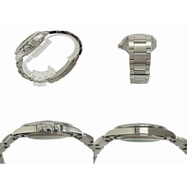 アベイシングエイプ A BATHING APE BAPEX ベイペックス サルマリーナ マイロ カモ グリーン ベゼル 自動巻き ウォッチ 腕時計 シルバー ▲の画像