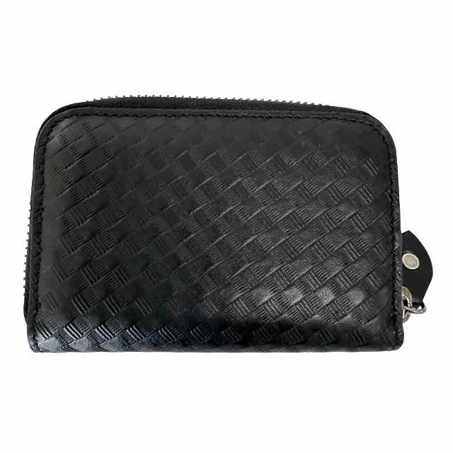 エイチティーシー HTC STUDDED SMALL ZIP WALLET スタッズ スモール ジップ ウォレット レザー コインケース 黒ブラック ▲■260505 メンズ |  | 01