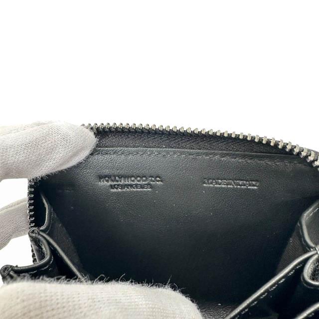 エイチティーシー HTC STUDDED SMALL ZIP WALLET スタッズ スモール ジップ ウォレット レザー コインケース 黒ブラック ▲■260505 メンズ |  | 07
