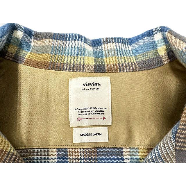 ビズビム VISVIM 22AW BOOMER SHIRT CHECK L/S チェック柄 長袖