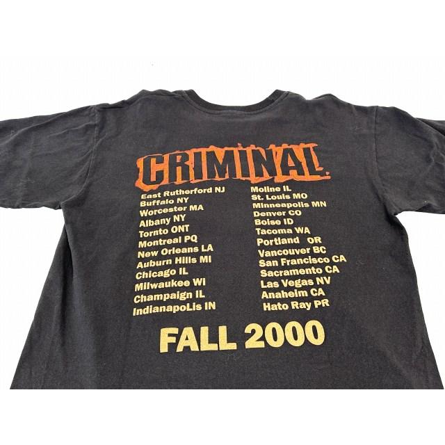 ヴィンテージ VINTAGE 00s 2000 EMINEM CRIMINAL TOUR TEE エミネム