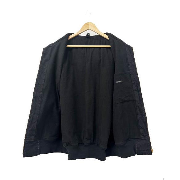 コモリ COMOLI 25AW ブラック デニム ジップ パーカー ジャケット C03