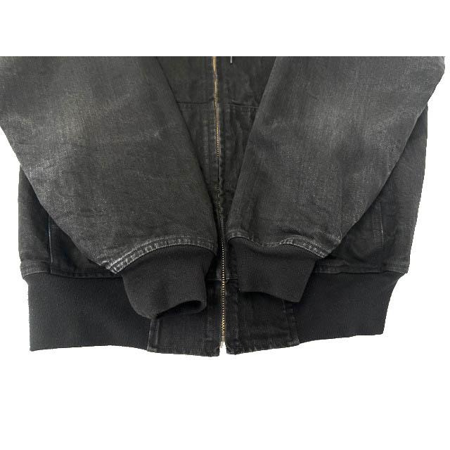 コモリ COMOLI 25AW ブラック デニム ジップ パーカー ジャケット C03