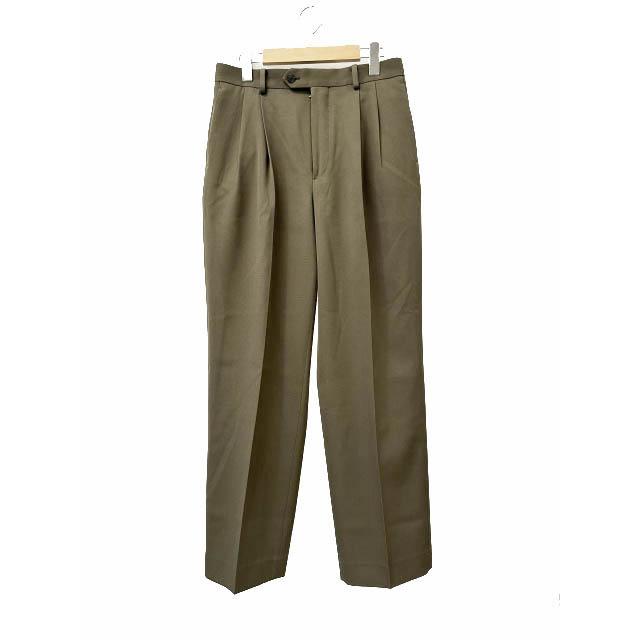 オーラリー AURALEE 26SS LIGHT WOOL MAX GABARDINE TWO-TUCK SLACKS