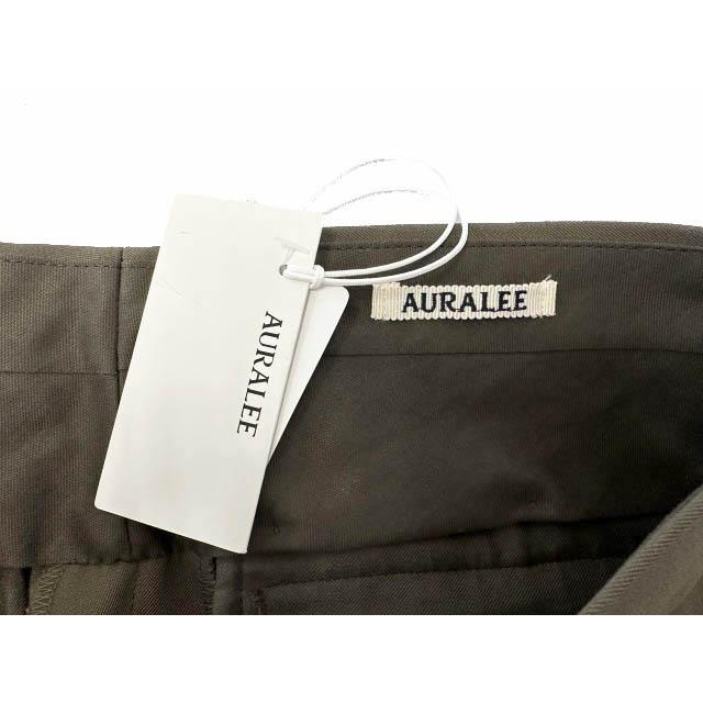 オーラリー AURALEE 26SS LIGHT WOOL MAX GABARDINE TWO-TUCK SLACKS