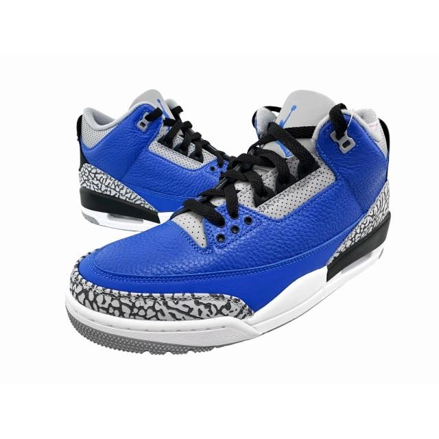 NIKE ナイキ AIR JORDAN 3 VARSITY  CT8532-400 エアジョーダン3 バーシティロイヤル ハイカットスニーカー US9/27.0cm ブルー/グレー NIKE（ナイキ） NIKE AIR JORDAN 3 RETRO Varsity Royal エア