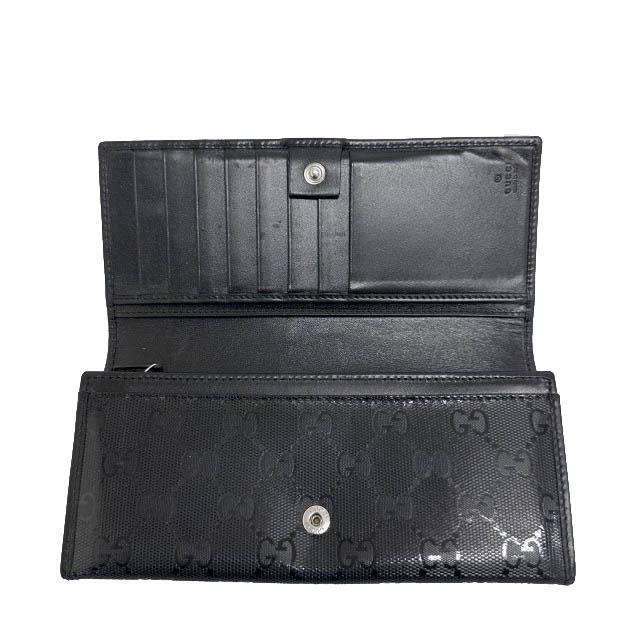 新品同様‼️ グッチ　GUCCI 財布　二つ折り　長財布　インプリメ　GG柄 GUCCI（グッチ） GUCCI GG インプリメ PVC レザー 二つ折り 長財布