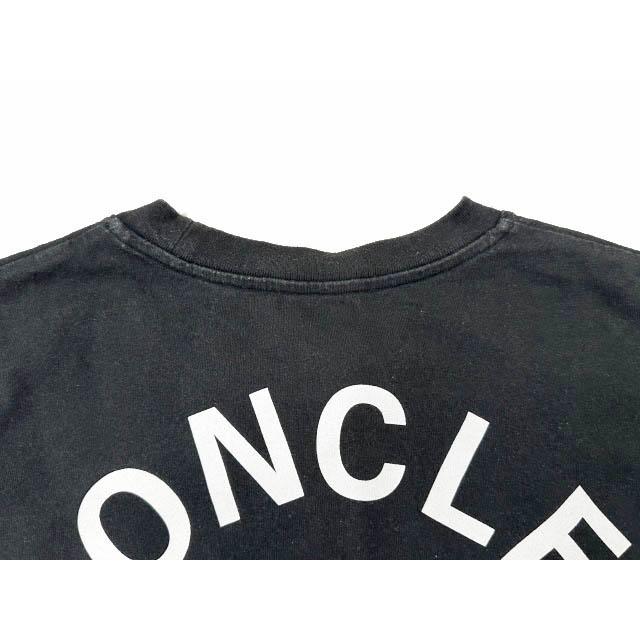 〔美品〕モンクレール　フラグメント　XSワッペン　Tシャツ　ネイビー　5S184 MONCLER（モンクレール） ×FRAGMENT DESIGN フラグメント デザイン