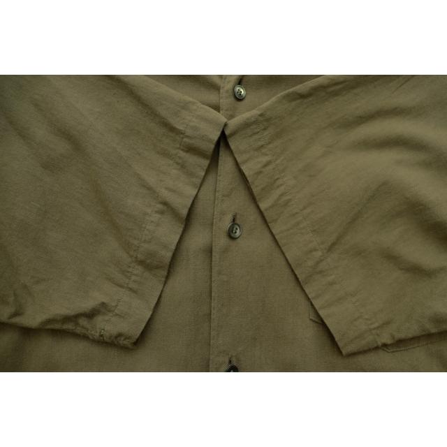 コモリ COMOLI 21SS ベタシャン オープンカラー 半袖 シャツ 2