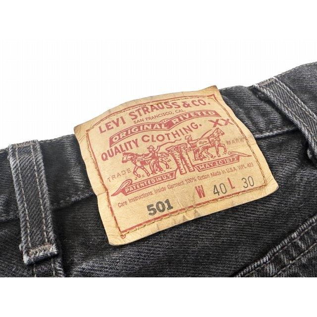 Levi's（リーバイス） Levi's 90s 後染めブラック デニム パンツ 532