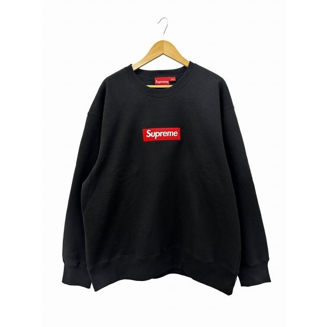 Supreme シュプリーム 22AW Box Logo Crewneck ボックスロゴ クルーネック スウェット ブラック系 ホワイト系 L【極上美品】【中古】 Supreme（シュプリーム） SUPREME 22AW Box Logo Crewneck ボックス