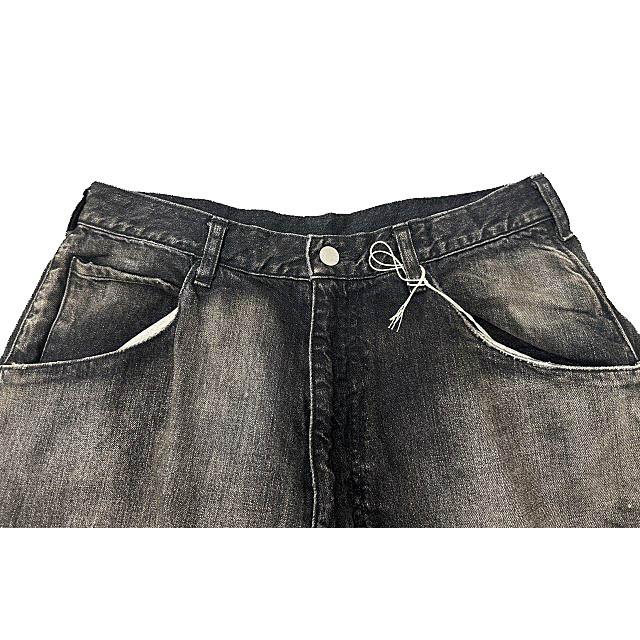 ANCELLM アンセルム 26SS DENIM PAINTER SHORTS BLACK ペインター