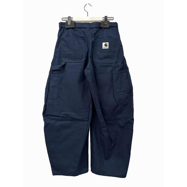 sacai  × Carhartt 26SS WIP Duck Pants ダブルニーペインターパンツ サカイ  × カーハート 26-03992M ブラック 3 （20467M） サカイ sacai ×Carhartt WIP カーハート ワークインプログレス 26SS