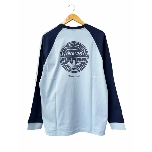 adidas（アディダス） ×OASIS オアシス TOUR Live25 3-STRIPE L/SR T