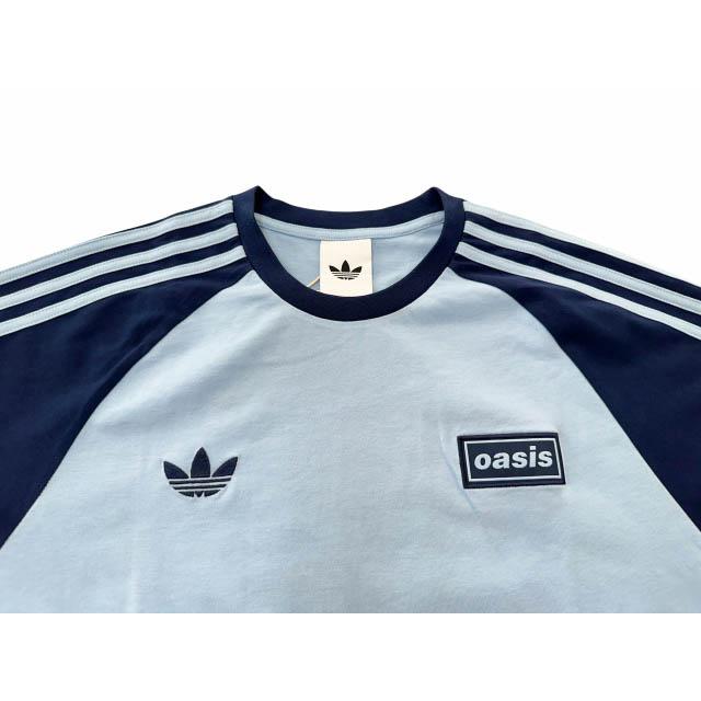 adidas（アディダス） ×OASIS オアシス TOUR Live25 3-STRIPE L/SR T