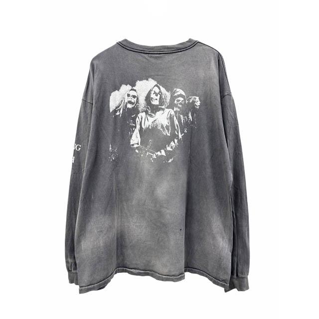 セントマイケル SAINTMICHAEL 23AW LS TEE BURN OF EARTH プリント