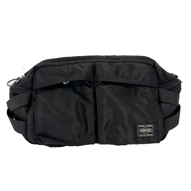 ポーター PORTER TANKER HIP BAG タンカー ヒップ ボディ ウエスト バッグ 黒ブラック ブランド古着ベクトル 中古▲260806 メンズ レディー | PORTER