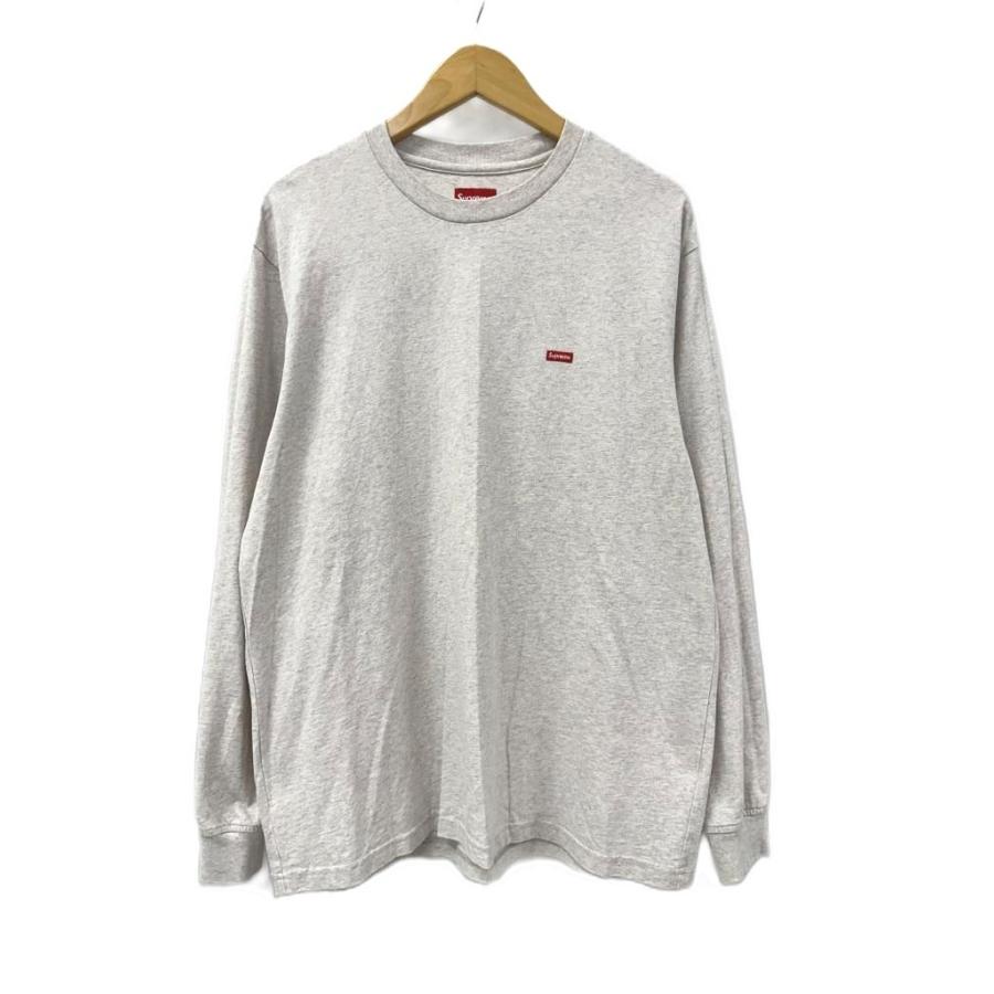 Supreme スモールボックスロゴ 長袖Tシャツ グレー L Supreme（シュプリーム） SUPREME Small Box L/S Tee スモール