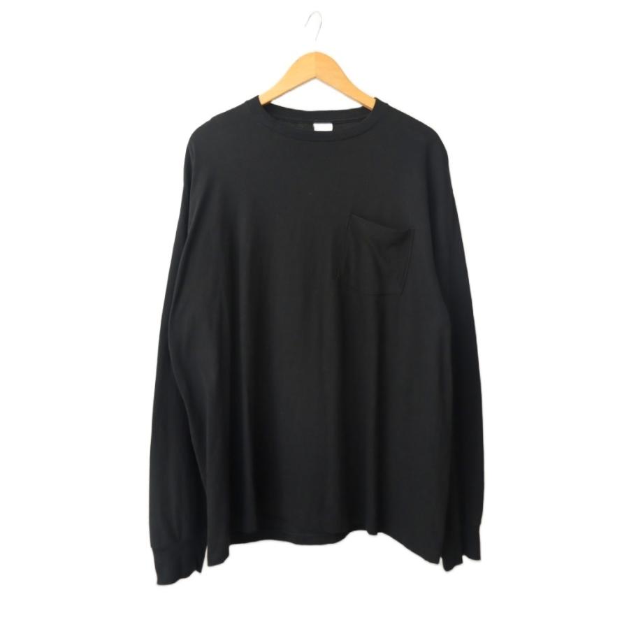 コモリ COMOLI 26SS サープラス 長袖 Tシャツ D01-05026 3 黒 ブラック