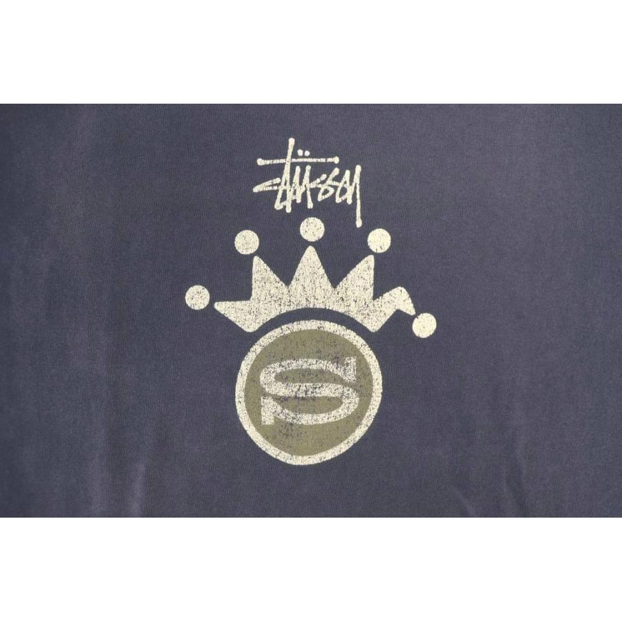 STUSSY（ステューシー） STUSSY 80s USA製 クラウン 半袖 Tシャツ L 紺