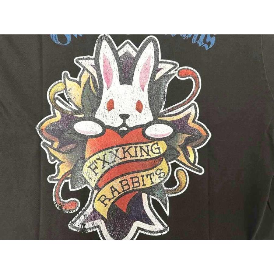FR2 エフアールツー Rabbits Tatto Cross Garment Dye T-shirt