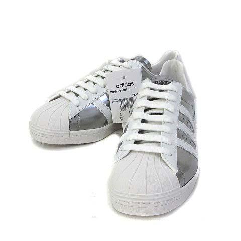 中古 未使用品 アディダス Adidas Originals プラダ Prada Superstar スニーカー 25 5cm メタリック シルバー ホワイト Fx4546 メンズ ベクトル 古着 036 ブランド古着販売のベクトル 通販 Yahoo ショッピング