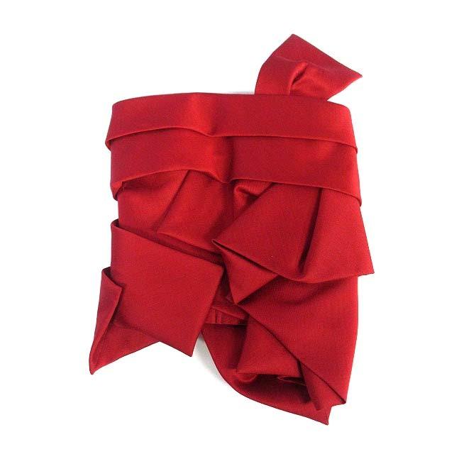 買い付け店舗 未使用品 ディースクエアード ベア チューブトップ 38 赤 ウール シルク 立体 ティアード フリル トップス S72nc0593 S 16ss ベクトル 古着 一つ買って一つ進呈 Www Superavila Com