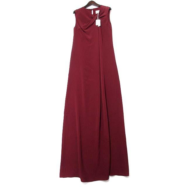 高質 ボルドー 40 ワンピース 4 メゾンマルジェラ 中古 未使用品 メゾンマルジ 中古 未使用品 Margiela Maison シルク混 古着 ベクトル レディース 16ss S S51ct0739 ドレス ノースリーブ ワンピース チュニック Rankinengineering Com