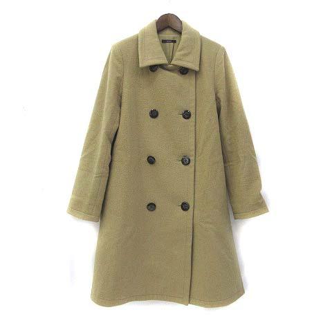 中古 ロッソ Rosso アーバンリサーチ Pコート ピーコート M ベージュ ウール ロング 無地 シンプル 美品 レディース ランキングtop5