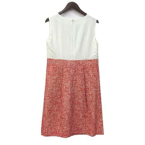 中古 未使用品 チェリーアン Cherry Ann ワンピース S ホワイト オレンジ ノースリーブ ビジュー レディース ベクトル 古着 036 ブランド古着販売のベクトル 通販 Yahoo ショッピング