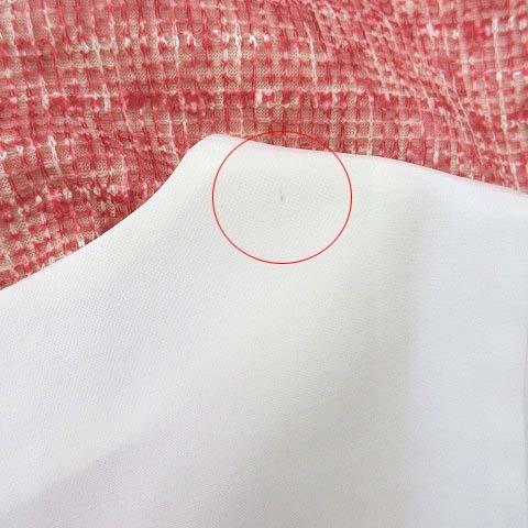 中古 未使用品 チェリーアン Cherry Ann ワンピース S ホワイト オレンジ ノースリーブ ビジュー レディース ベクトル 古着 036 ブランド古着販売のベクトル 通販 Yahoo ショッピング