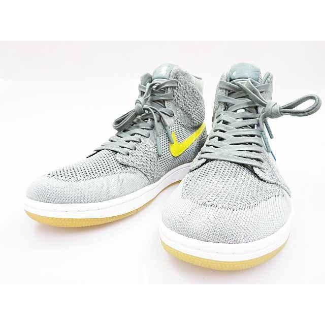 air jordan 1 retro high flyknit clay green