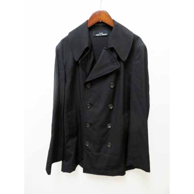 気質アップ トリココムデギャルソン Tricot Comme Des Garcons ギャバ Pコート ジャケット Ad1993 ブランド古着ベクトル メンズ ベクトル 古着 全商品オープニング価格特別価格 Www Euronetbike Net